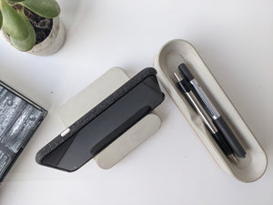 pen tray and phone stand